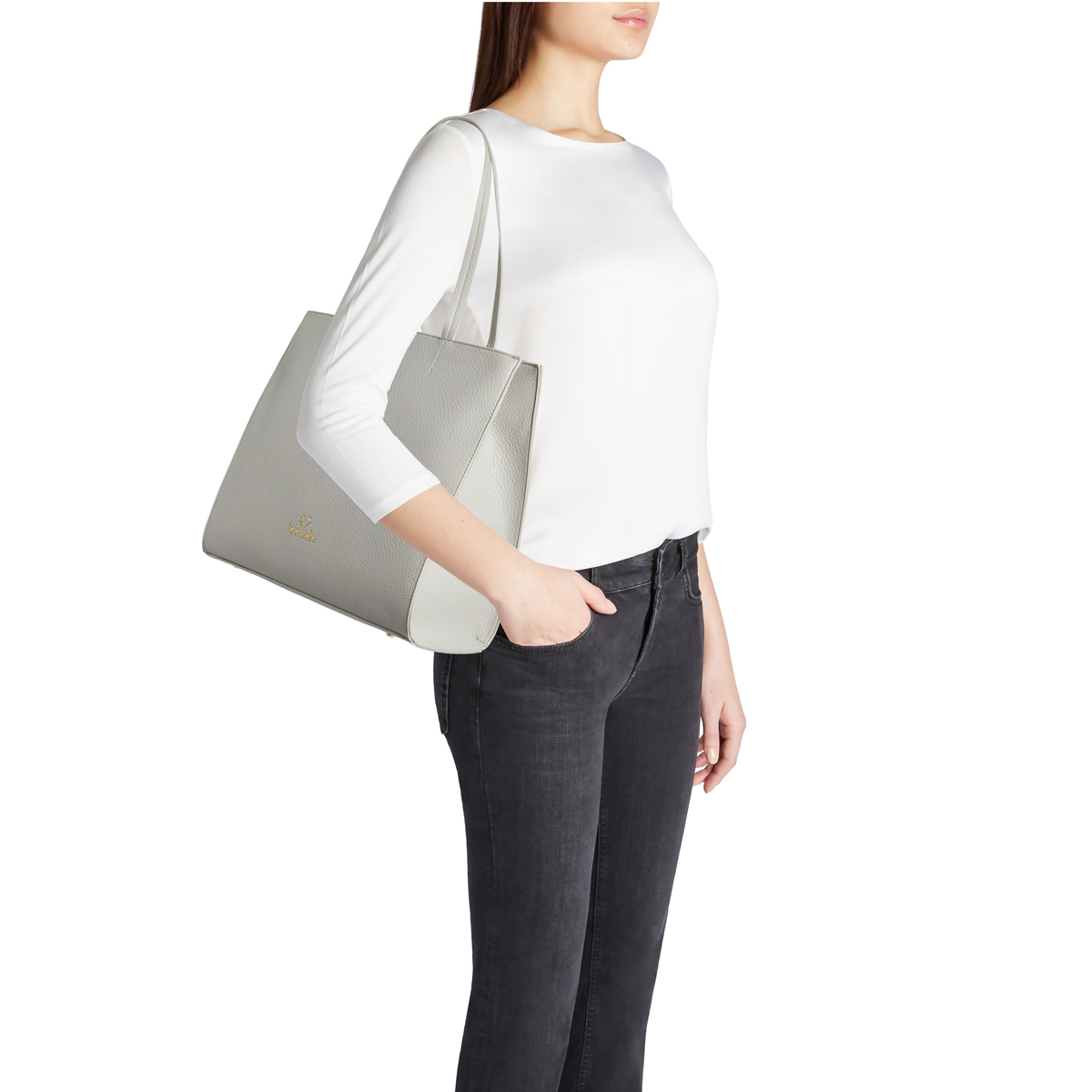 Braccialini Borsa a spalla Meg Grigio - 3 Braccialini Borsa a spalla Meg Grigio - 3