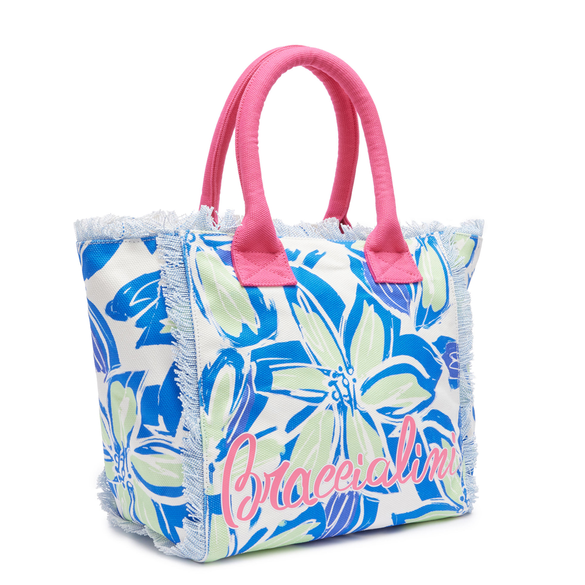 Braccialini Shopper Summer Fiori Blu - 2