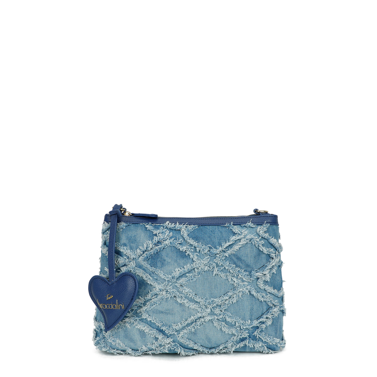 Braccialini Pochette Jinny Jeans Blu - 1 Braccialini Pochette Jinny Jeans Blu - 1