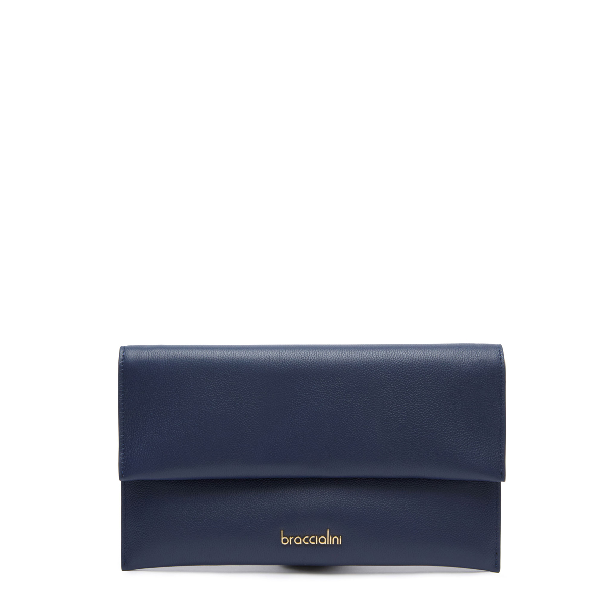 Braccialini Pochette Jinny Leather Blu - 1 Braccialini Pochette Jinny Leather Blu - 1