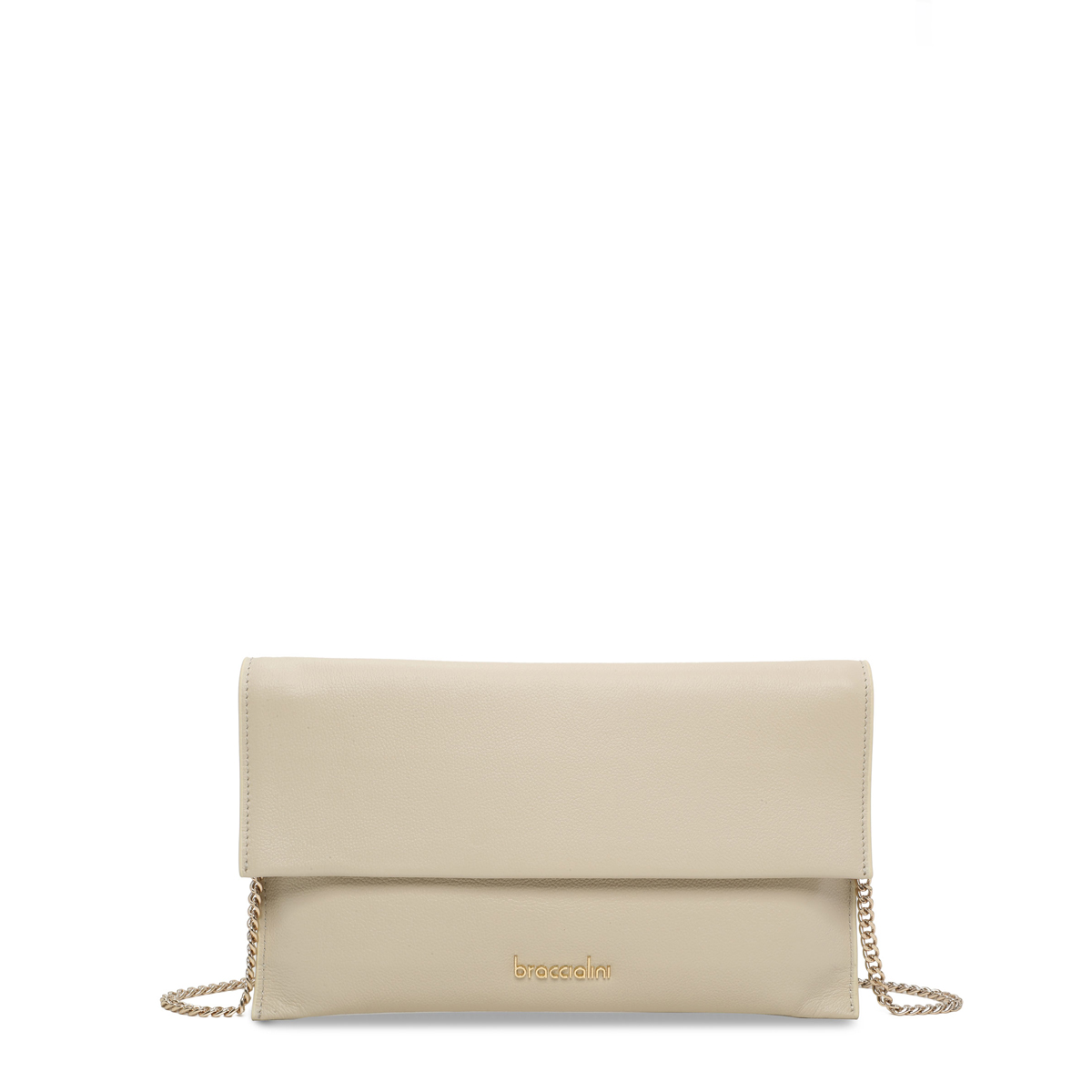 Braccialini Pochette Jinny Leather Beige - 1 Braccialini Pochette Jinny Leather Beige - 1