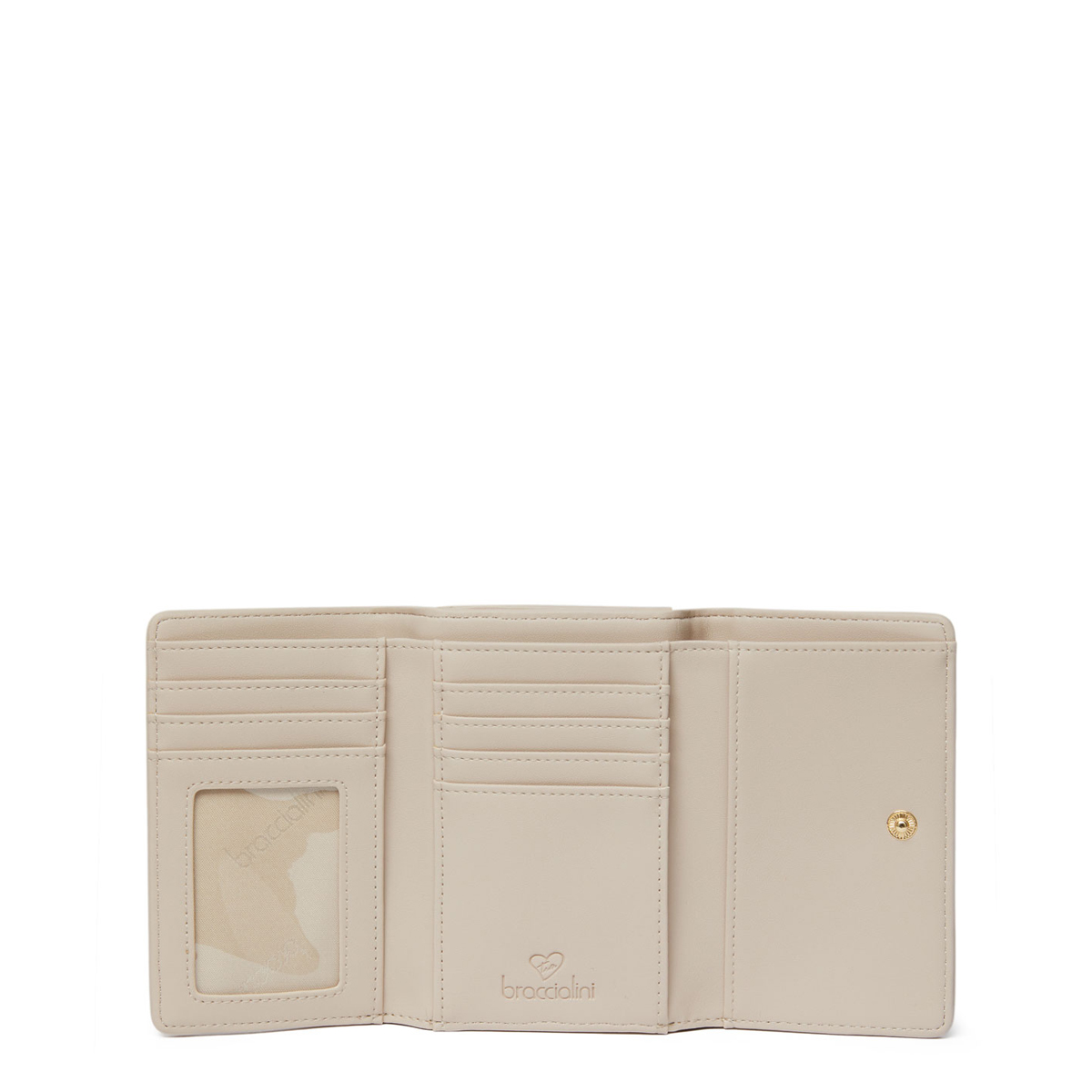 Braccialini Portafoglio Piccolo Jacquard Beige - 3 Braccialini Portafoglio Piccolo Jacquard Beige - 3