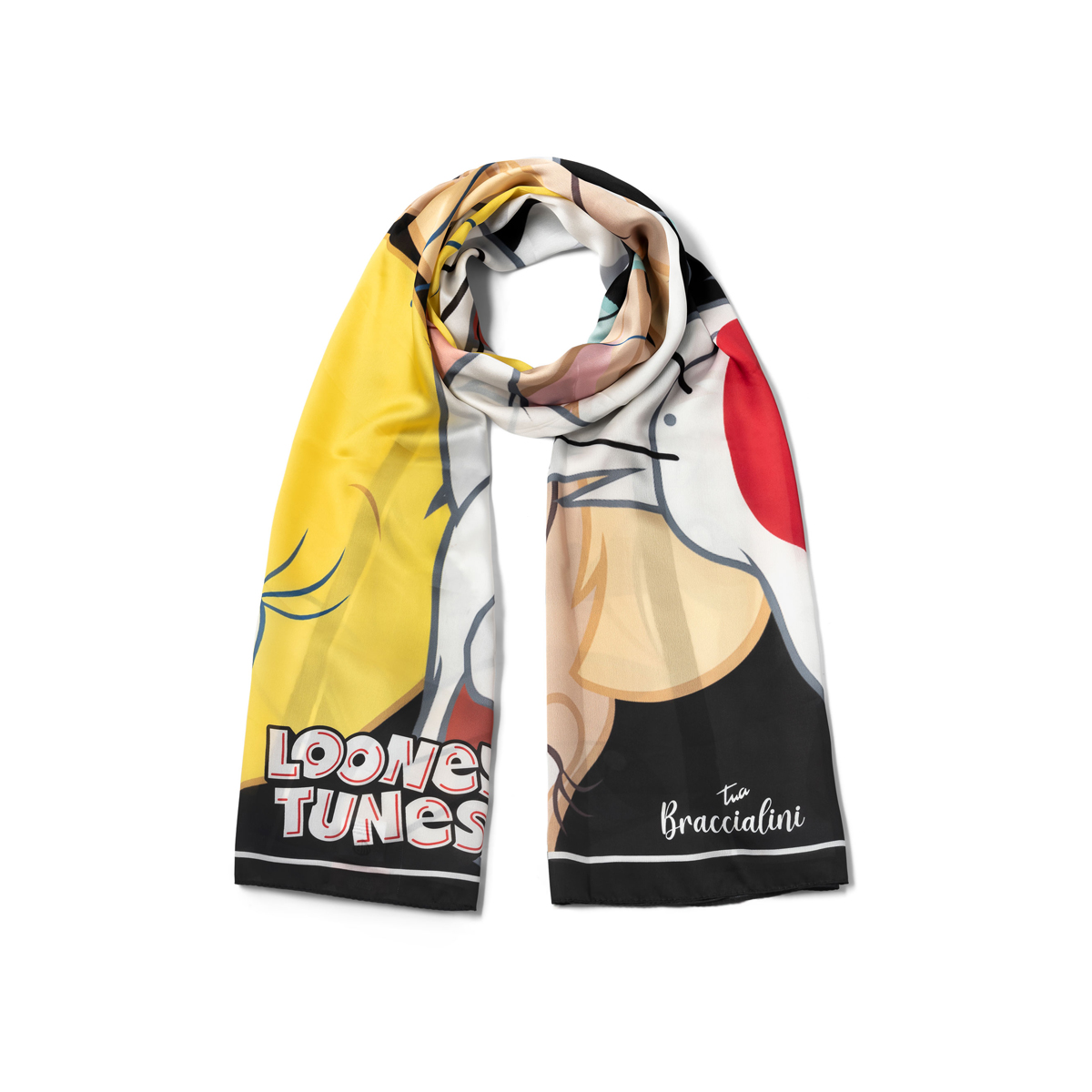 Braccialini Foulard Looney Tunes Nero - 2 Braccialini Foulard Looney Tunes Nero - 2