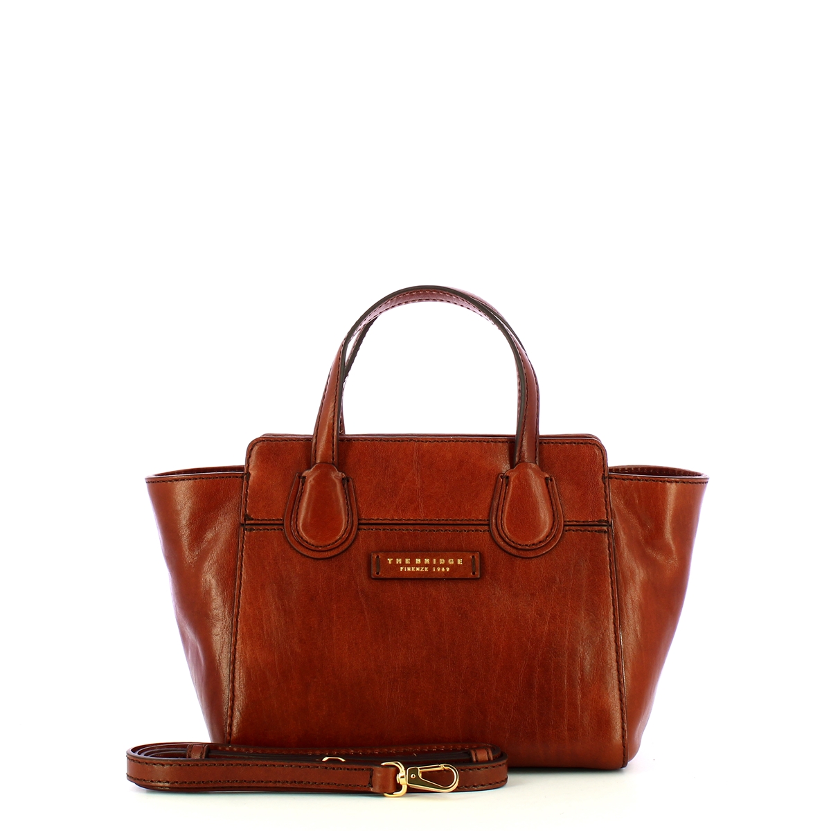 The Bridge Elettra Marrone Oro Handbag - 4 The Bridge Elettra Marrone Oro Handbag - 4