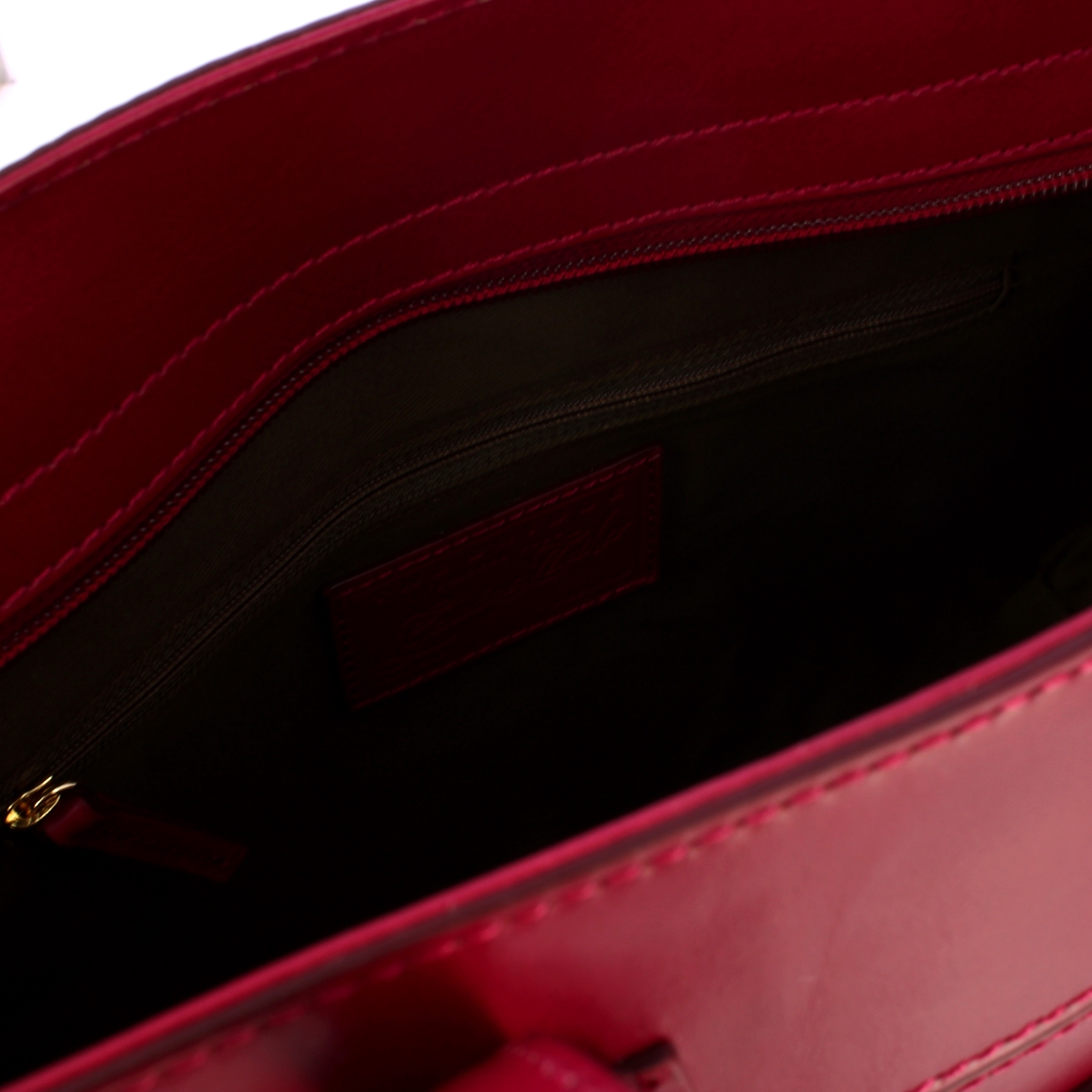 The Bridge Elettra Berry Oro Shopping Bag - 4 The Bridge Elettra Berry Oro Shopping Bag - 4