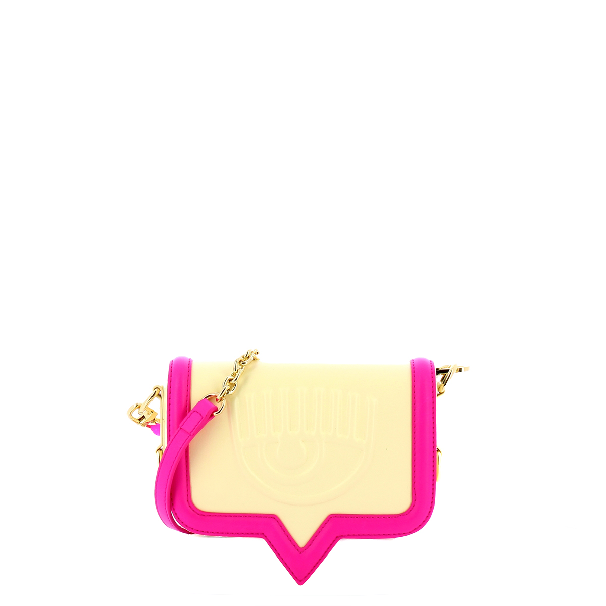 Chiara Ferragni Borsa Eyelike Small Bicolor Wax Yellow - 1 Chiara Ferragni Borsa Eyelike Small Bicolor Wax Yellow - 1