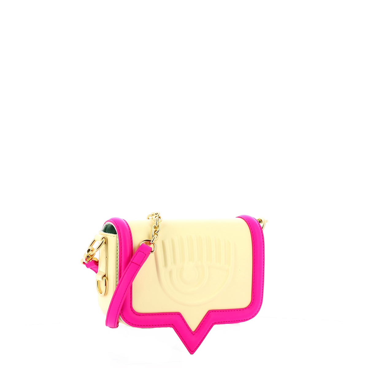 Chiara Ferragni Borsa Eyelike Small Bicolor Wax Yellow - 2 Chiara Ferragni Borsa Eyelike Small Bicolor Wax Yellow - 2