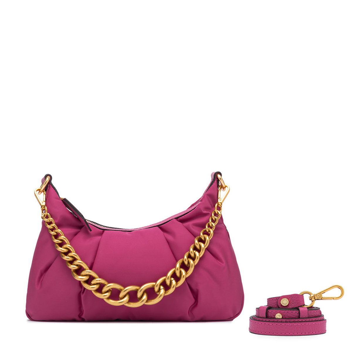Gianni Chiarini Borsa a spalla Bonnie in Nylon Vanity Pink - 4 Gianni Chiarini Borsa a spalla Bonnie in Nylon Vanity Pink - 4