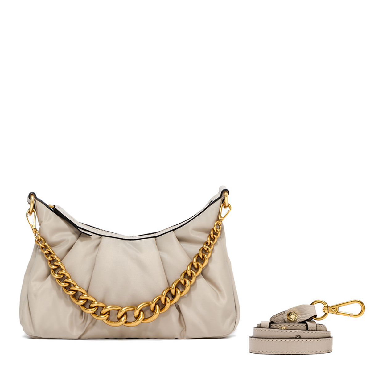 Gianni Chiarini Borsa a spalla Bonnie in Nylon Vapore - 4 Gianni Chiarini Borsa a spalla Bonnie in Nylon Vapore - 4