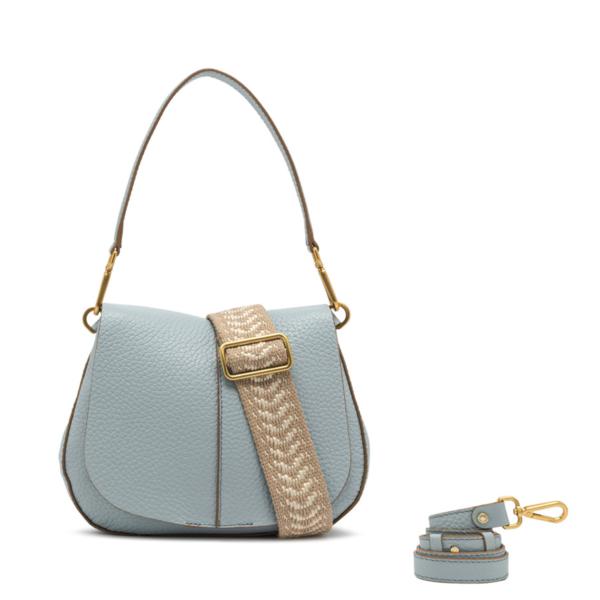 Gianni Chiarini Borsa a spalla Helena Round Small Sky - 2 Gianni Chiarini Borsa a spalla Helena Round Small Sky - 2