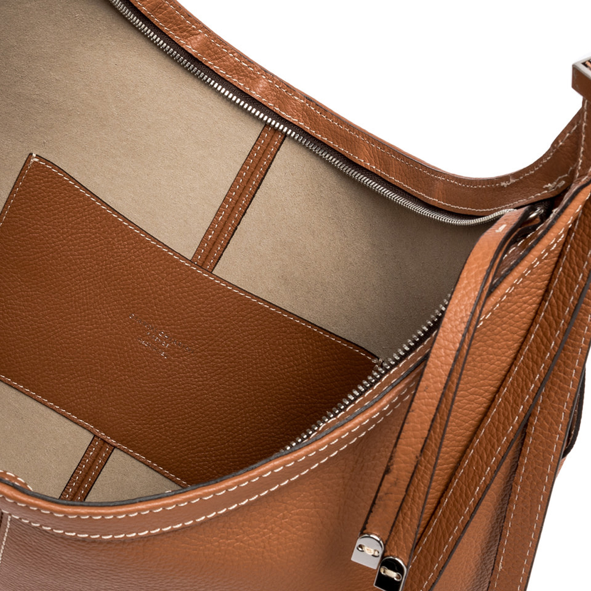 Gianni Chiarini Borsa a spalla Norma Maxi Caramello - 5 Gianni Chiarini Borsa a spalla Norma Maxi Caramello - 5