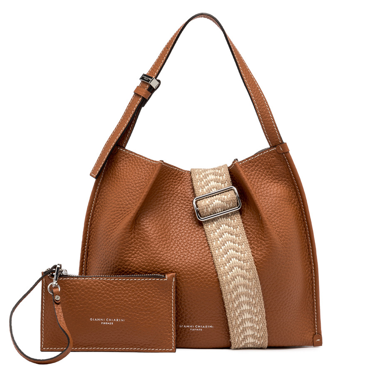 Gianni Chiarini Borsa a spalla Dory Caramello Sabbia - 5 Gianni Chiarini Borsa a spalla Dory Caramello Sabbia - 5