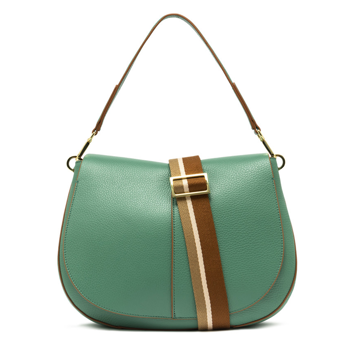 Gianni Chiarini Borsa a spalla Helena Round Medium Menta - 1 Gianni Chiarini Borsa a spalla Helena Round Medium Menta - 1