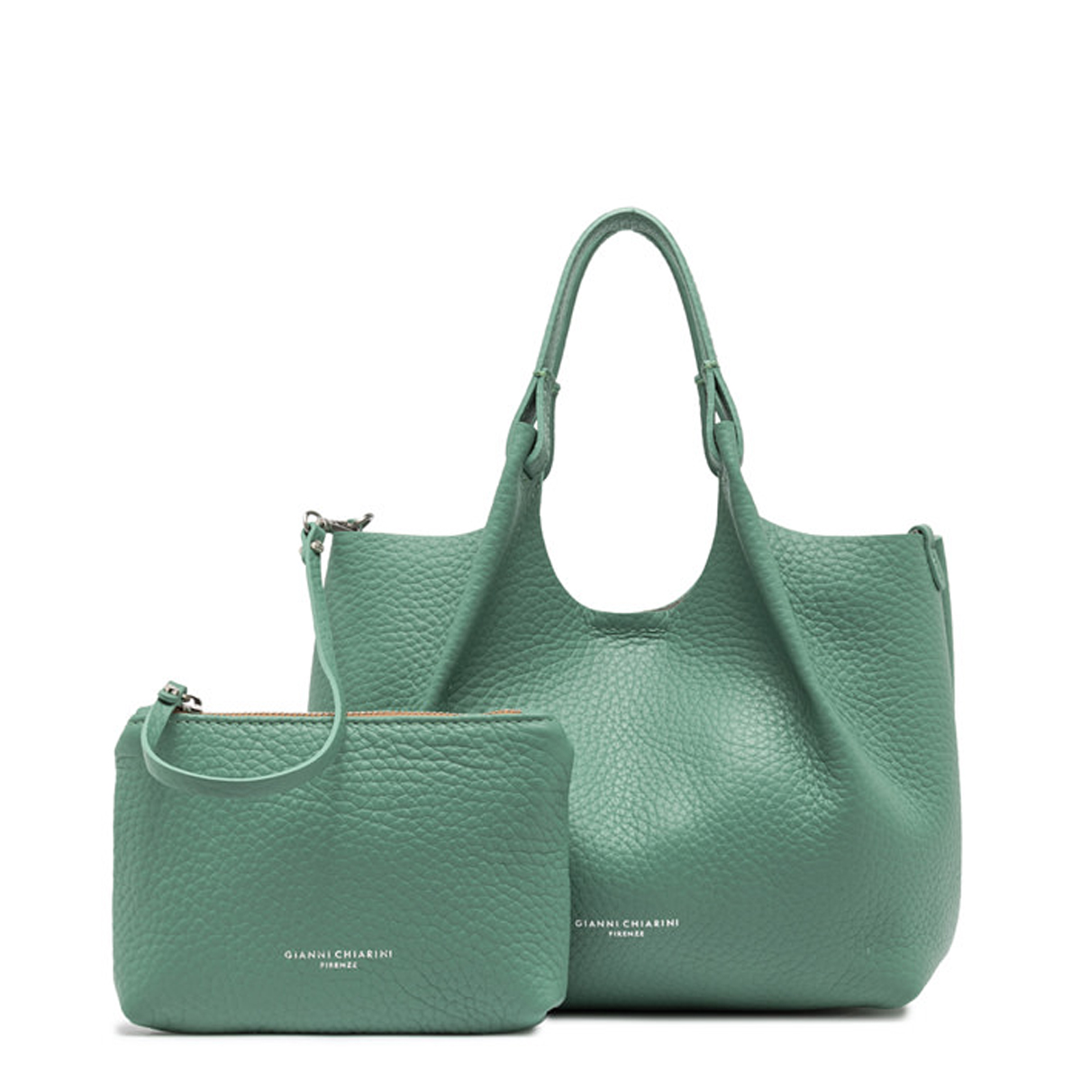 Gianni Chiarini Borsetta a mano Dua Small Menta Sabbia - 8 Gianni Chiarini Borsetta a mano Dua Small Menta Sabbia - 8