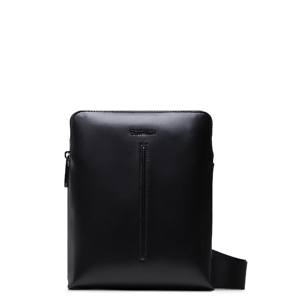 Calvin Klein Borsello CK Median Flat in materiale riciclato CK Black - 1 Calvin Klein Borsello CK Median Flat in materiale riciclato CK Black - 1