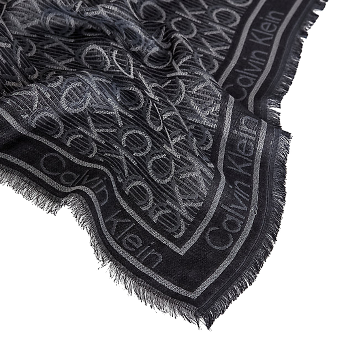 Calvin Klein Foulard Monogram Black - 2 Calvin Klein Foulard Monogram Black - 2