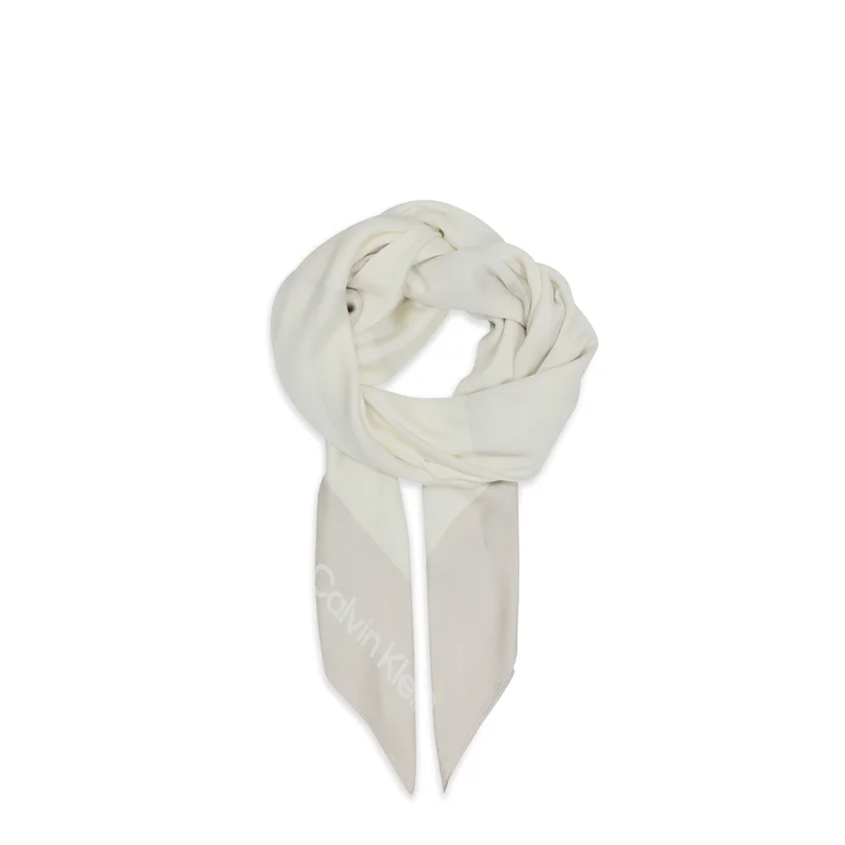 Calvin Klein Foulard Quilt Print Ecru - 1 Calvin Klein Foulard Quilt Print Ecru - 1