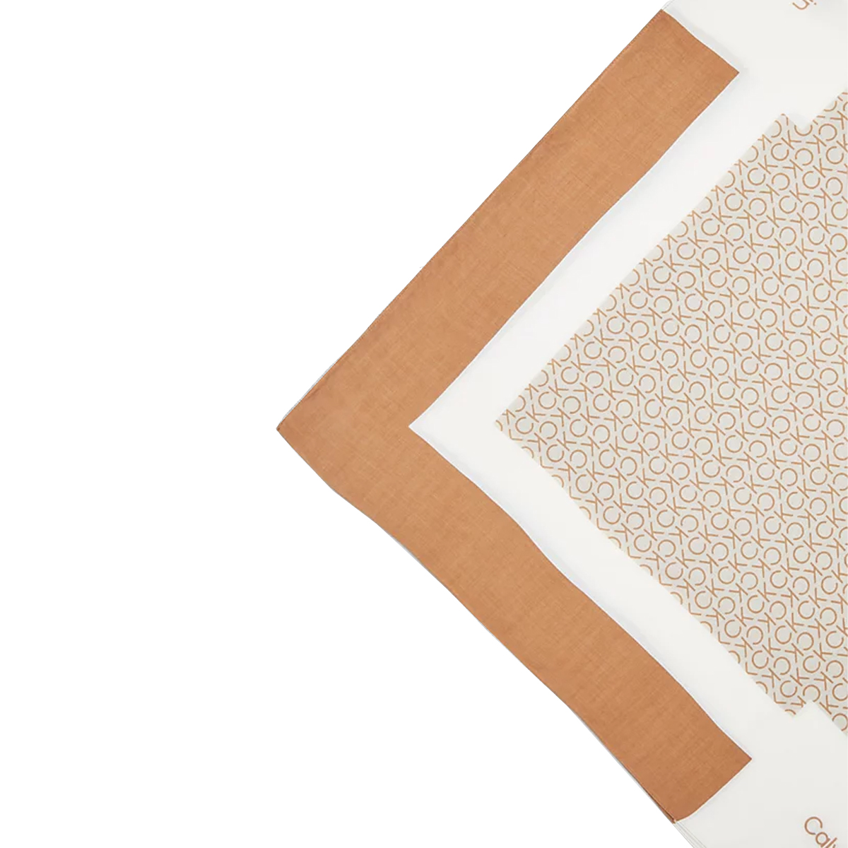 Calvin Klein Foulard Geo Minimal Stone Beige - 2 Calvin Klein Foulard Geo Minimal Stone Beige - 2