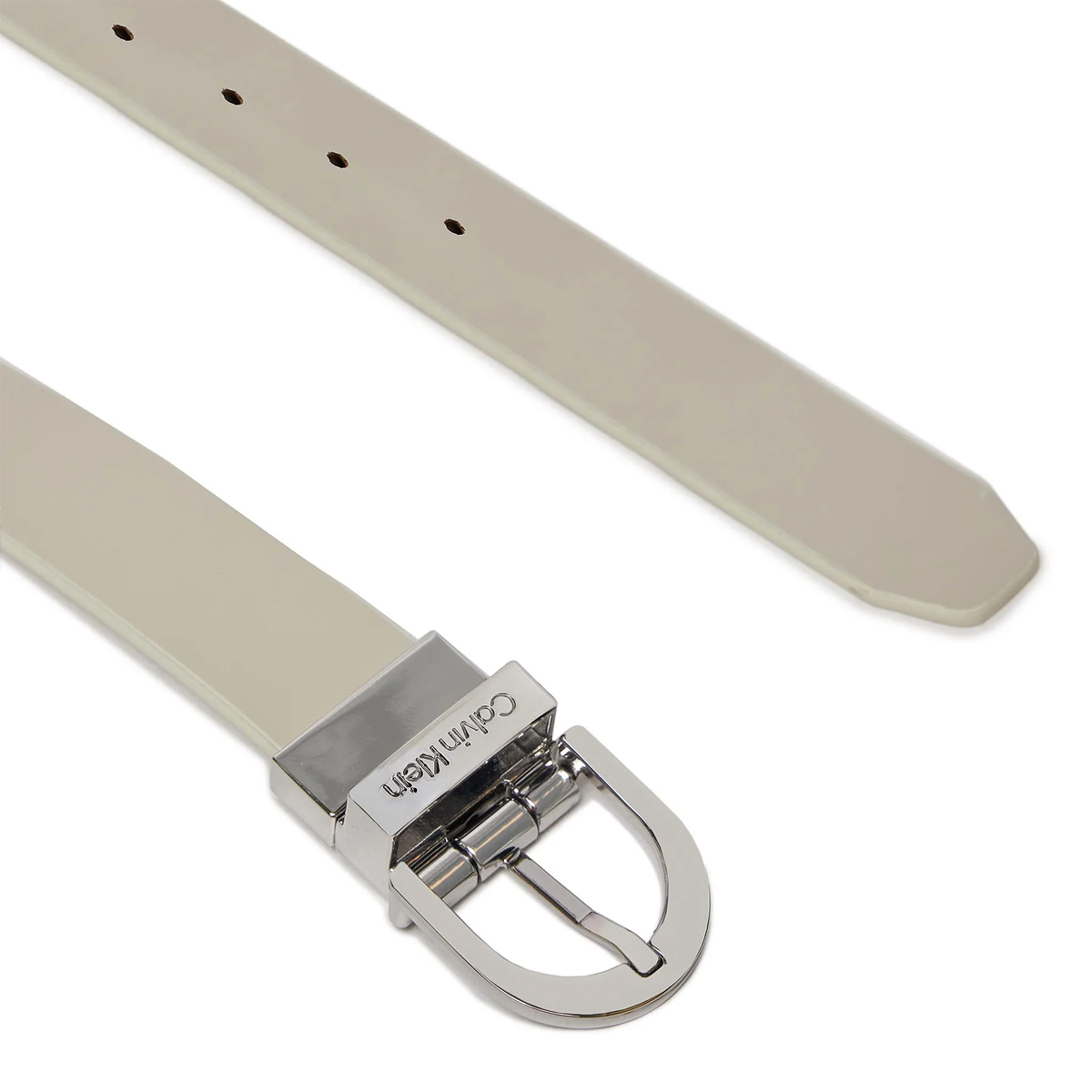 Calvin Klein Cintura Reversibile Round Buckle 20 mm Ecru Stoney - 3 Calvin Klein Cintura Reversibile Round Buckle 20 mm Ecru Stoney - 3