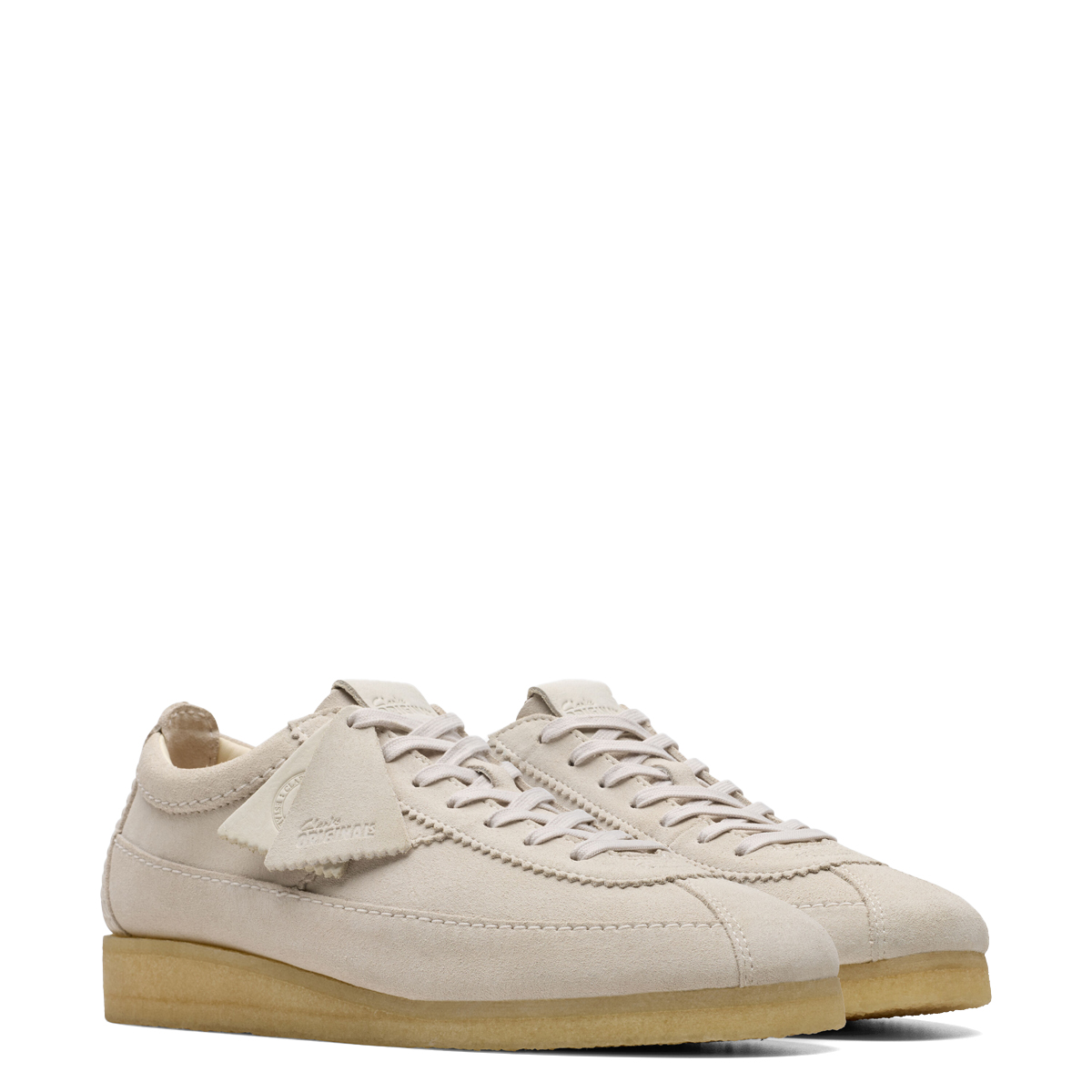 Clarks Sneakers Wallabee Tor Off White Suede - 4