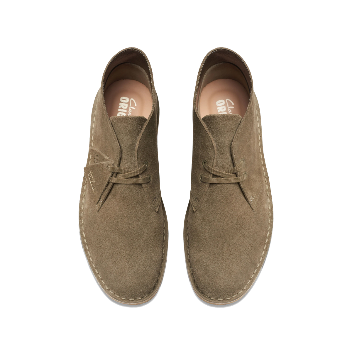 Clarks Stivaletto Desert Pale Khaki Suede - 6