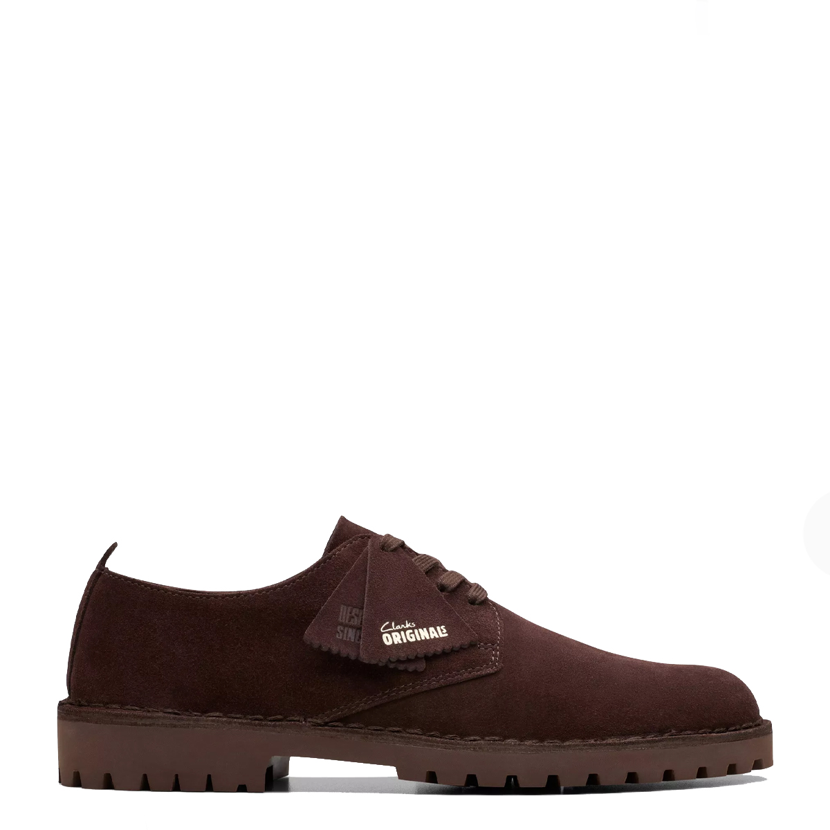 Clarks Scarpa Desert Lock Deep Brown Suede - 1 Clarks Scarpa Desert Lock Deep Brown Suede - 1