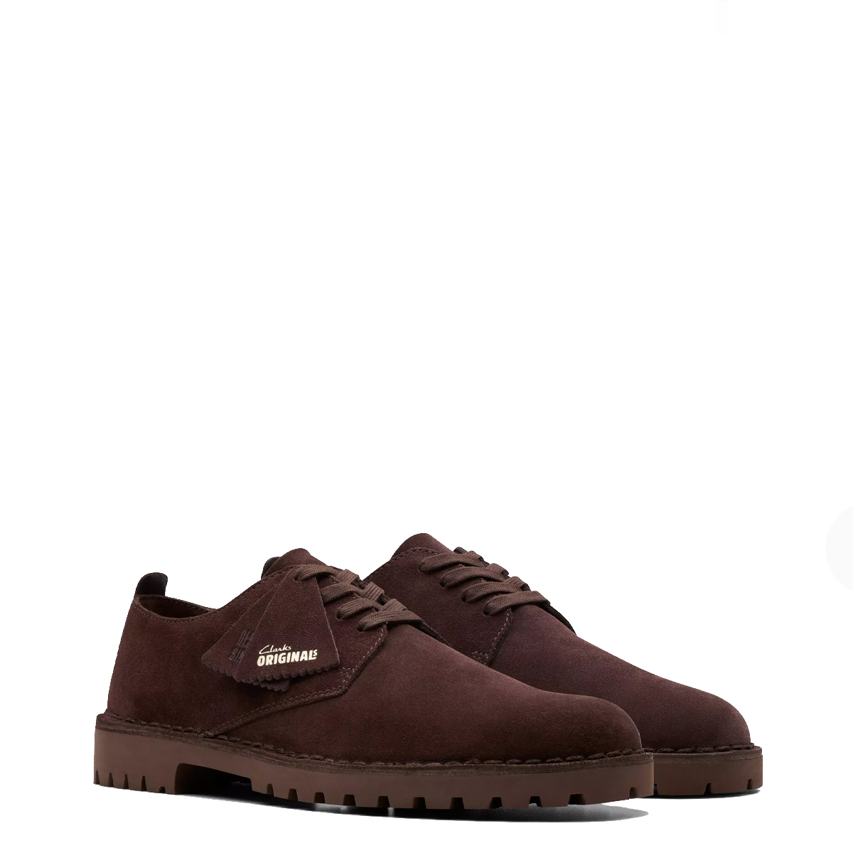 Clarks Scarpa Desert Lock Deep Brown Suede - 4 Clarks Scarpa Desert Lock Deep Brown Suede - 4