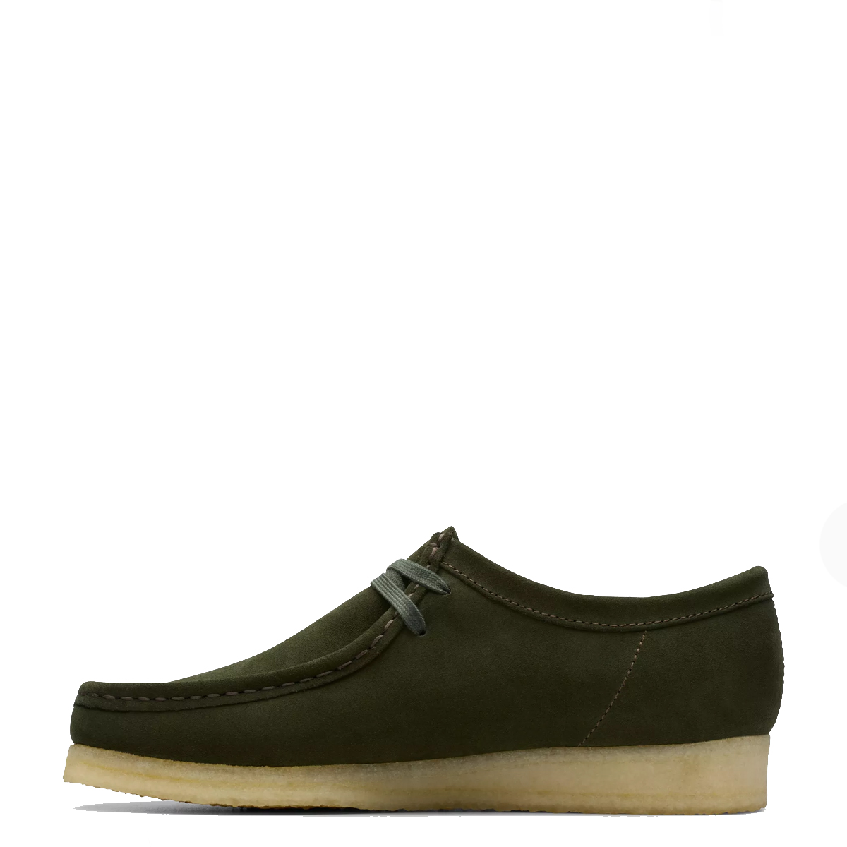 Clarks Scarpa Wallabee Forest Green Suede - 2 Clarks Scarpa Wallabee Forest Green Suede - 2