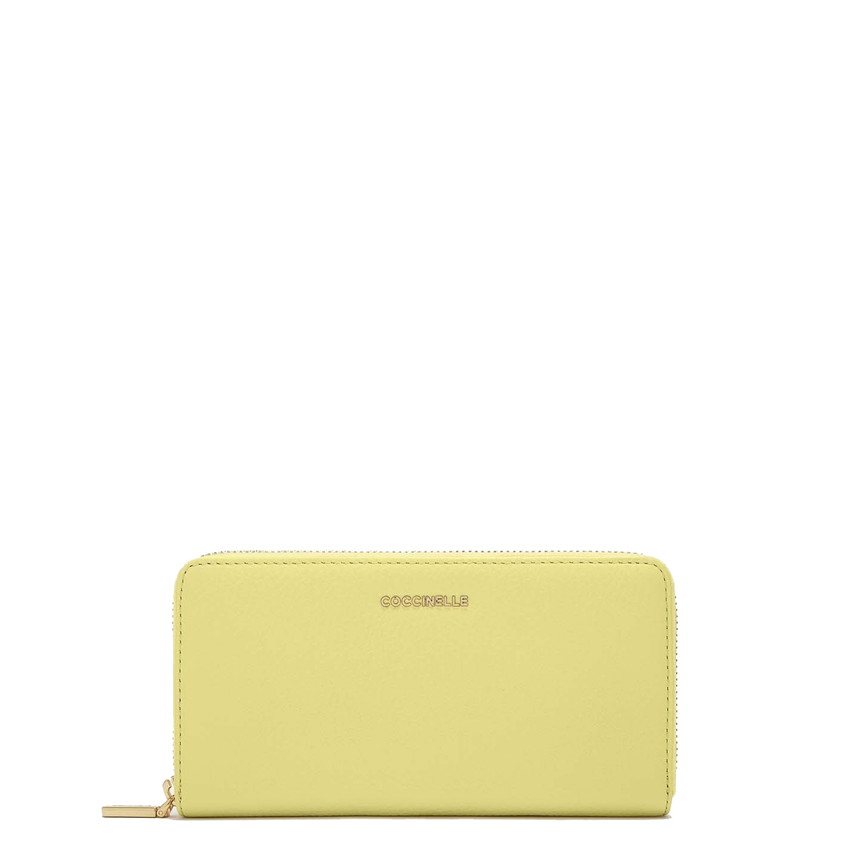 Coccinelle Portafoglio Metallic Soft Zip Around Lime Wash - 1 Coccinelle Portafoglio Metallic Soft Zip Around Lime Wash - 1