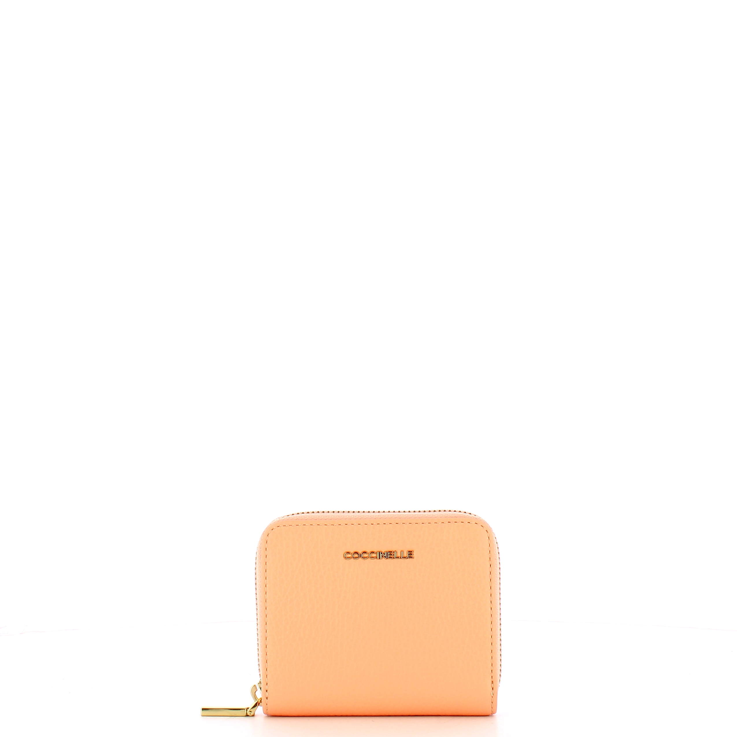 Coccinelle Portafoglio Piccolo Metallic Soft Zip Around Sunrise - 1 Coccinelle Portafoglio Piccolo Metallic Soft Zip Around Sunrise - 1