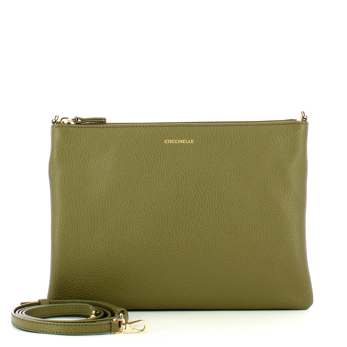 Coccinelle Pochette Best Soft Laurel Green - 4 Coccinelle Pochette Best Soft Laurel Green - 4