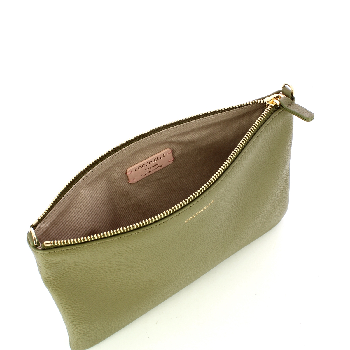 Coccinelle Pochette Best Soft Laurel Green - 5 Coccinelle Pochette Best Soft Laurel Green - 5
