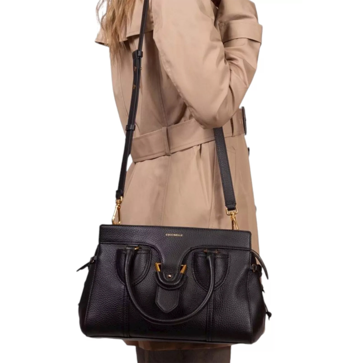 Coccinelle York Noir Medium Handbag - 4 Coccinelle York Noir Medium Handbag - 4