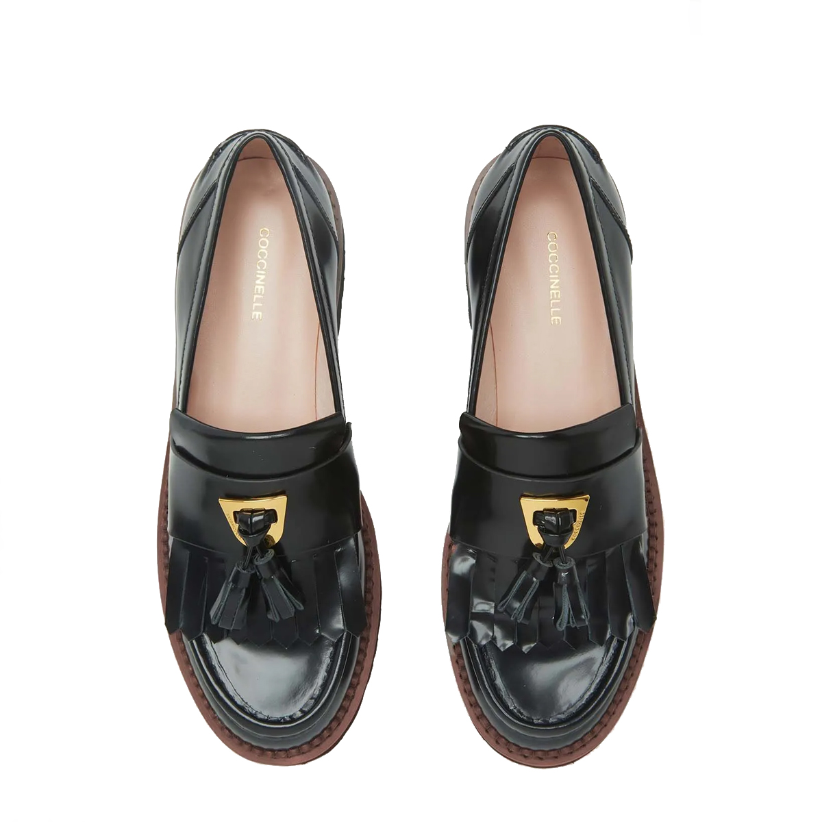 Coccinelle Mocassini Beat Shiny Noir - 5 Coccinelle Mocassini Beat Shiny Noir - 5