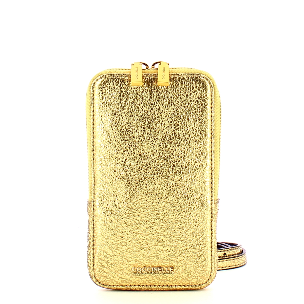 Coccinelle Porta Smartphone Flor Stardust Gold - 1 Coccinelle Porta Smartphone Flor Stardust Gold - 1