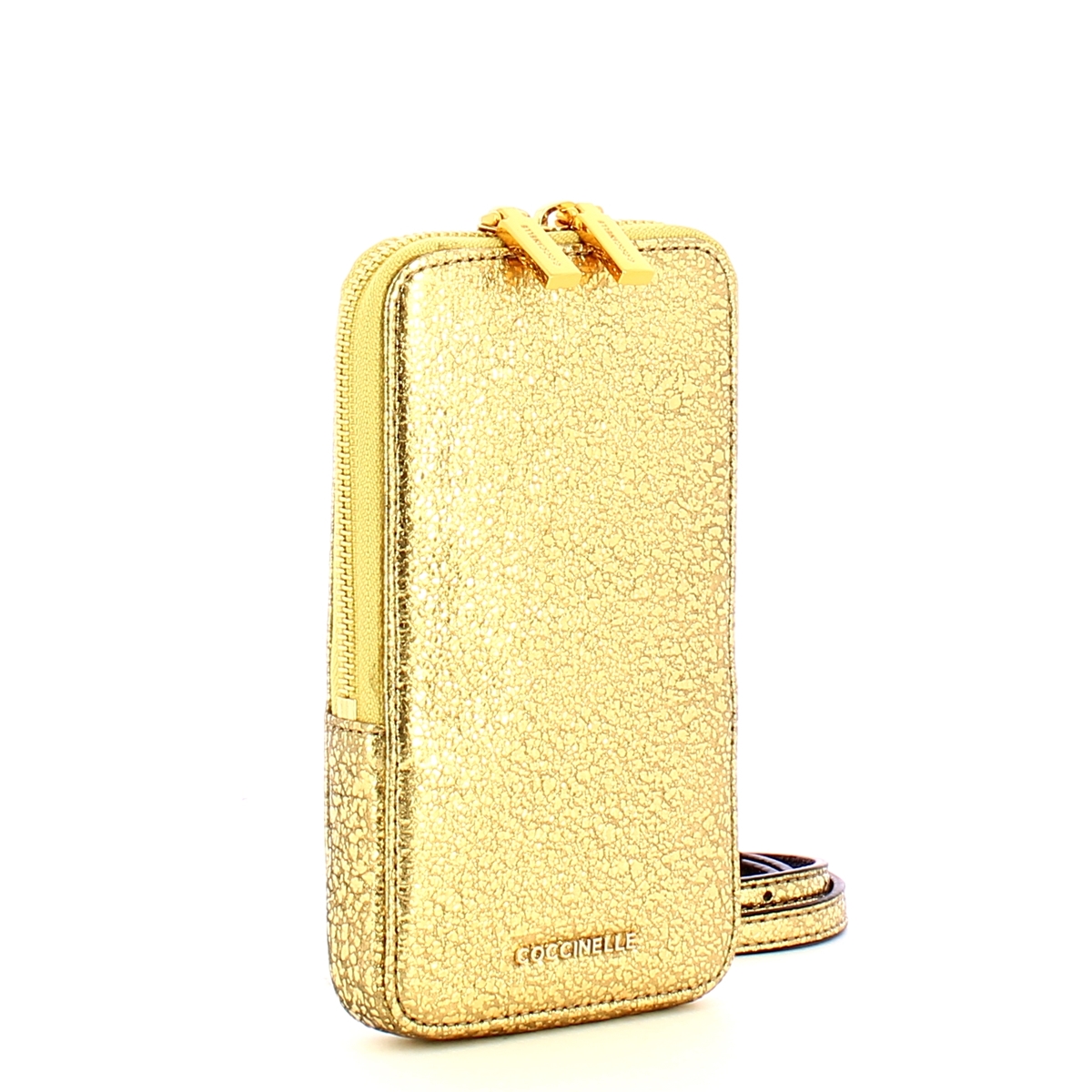 Coccinelle Porta Smartphone Flor Stardust Gold - 2 Coccinelle Porta Smartphone Flor Stardust Gold - 2