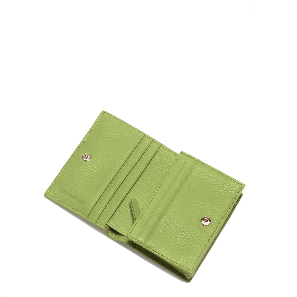 Coccinelle Portafoglio Piccolo Metallic Soft Guacamole - 2 Coccinelle Portafoglio Piccolo Metallic Soft Guacamole - 2