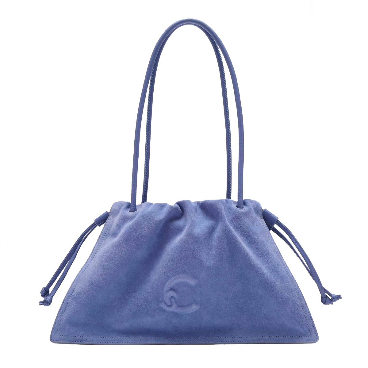Coccinelle Dulse Suede Medium Azul Shoulder Bag - 1 Coccinelle Dulse Suede Medium Azul Shoulder Bag - 1