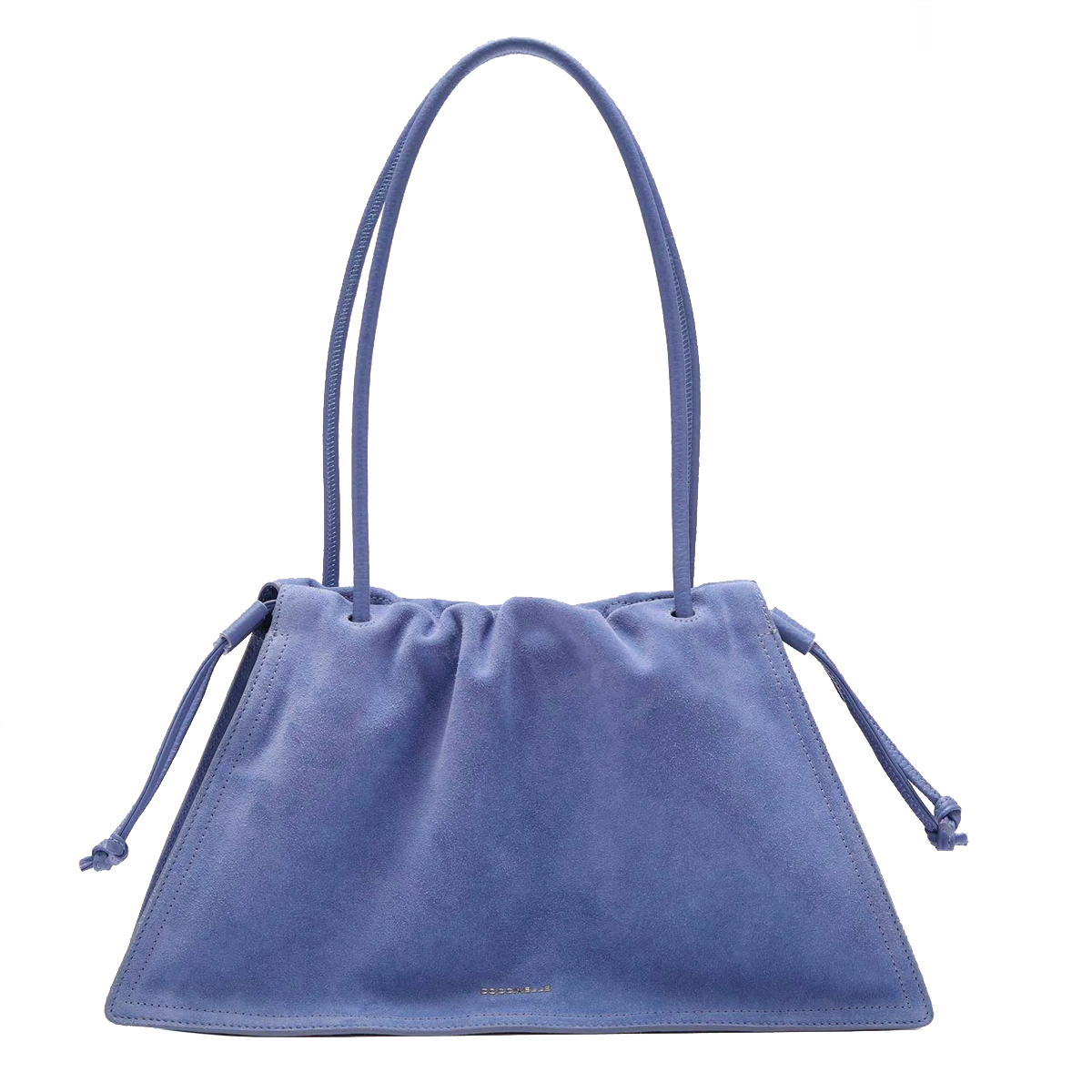 Coccinelle Dulse Suede Medium Azul Shoulder Bag - 5 Coccinelle Dulse Suede Medium Azul Shoulder Bag - 5