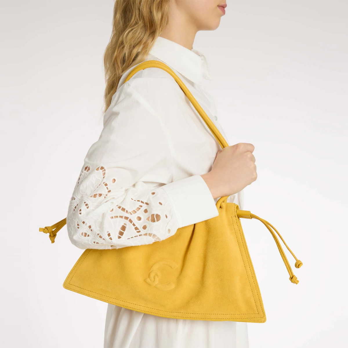 Coccinelle Dulse Suede Medium Soleado Shoulder Bag - 2 Coccinelle Dulse Suede Medium Soleado Shoulder Bag - 2