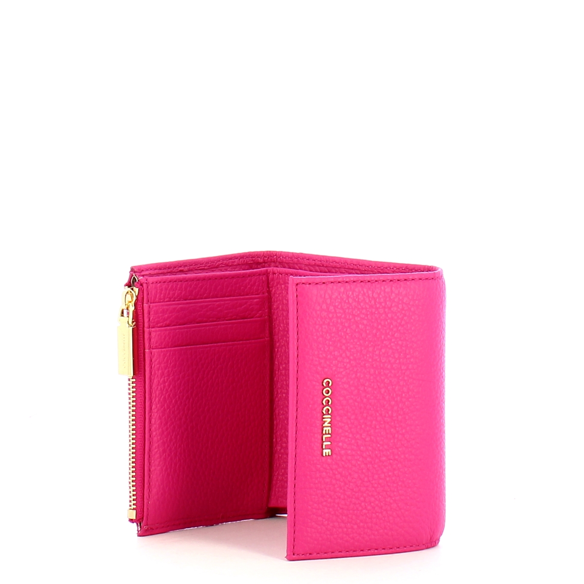 Coccinelle Portafoglio Metallic Soft New Fucsia - 3 Coccinelle Portafoglio Metallic Soft New Fucsia - 3