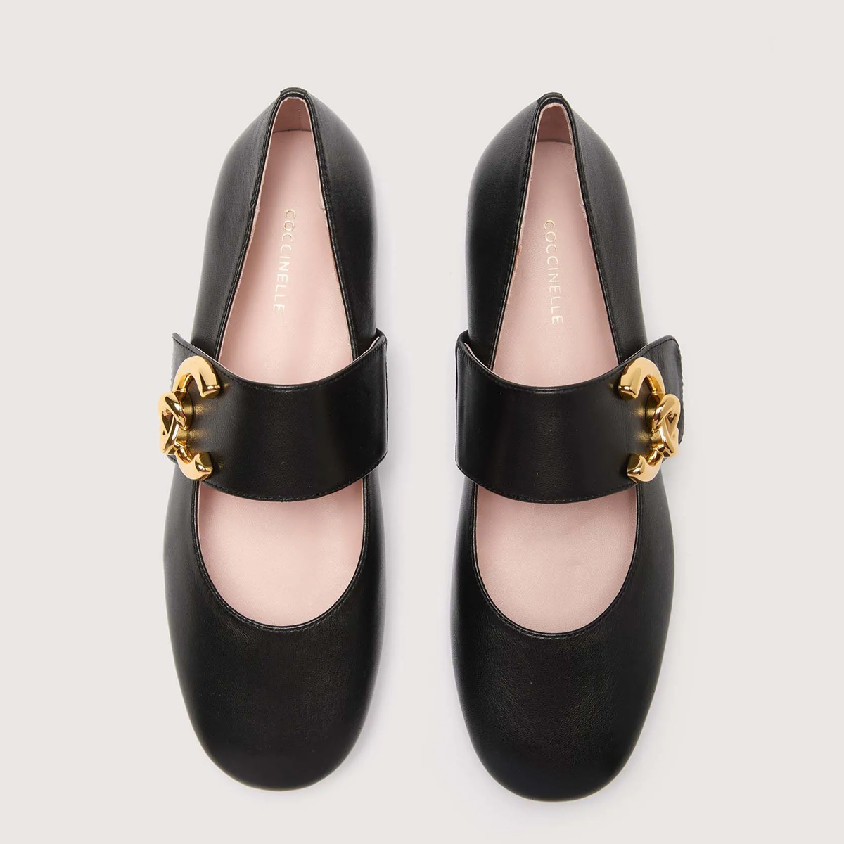 Coccinelle Ballerine C-Me Smooth Noir - 5 Coccinelle Ballerine C-Me Smooth Noir - 5