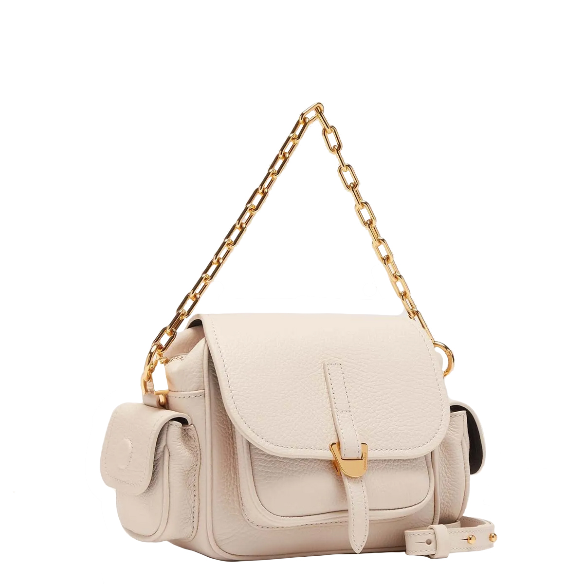 Coccinelle Borsa a mano Campus Mini Lambskin White - 4 Coccinelle Borsa a mano Campus Mini Lambskin White - 4