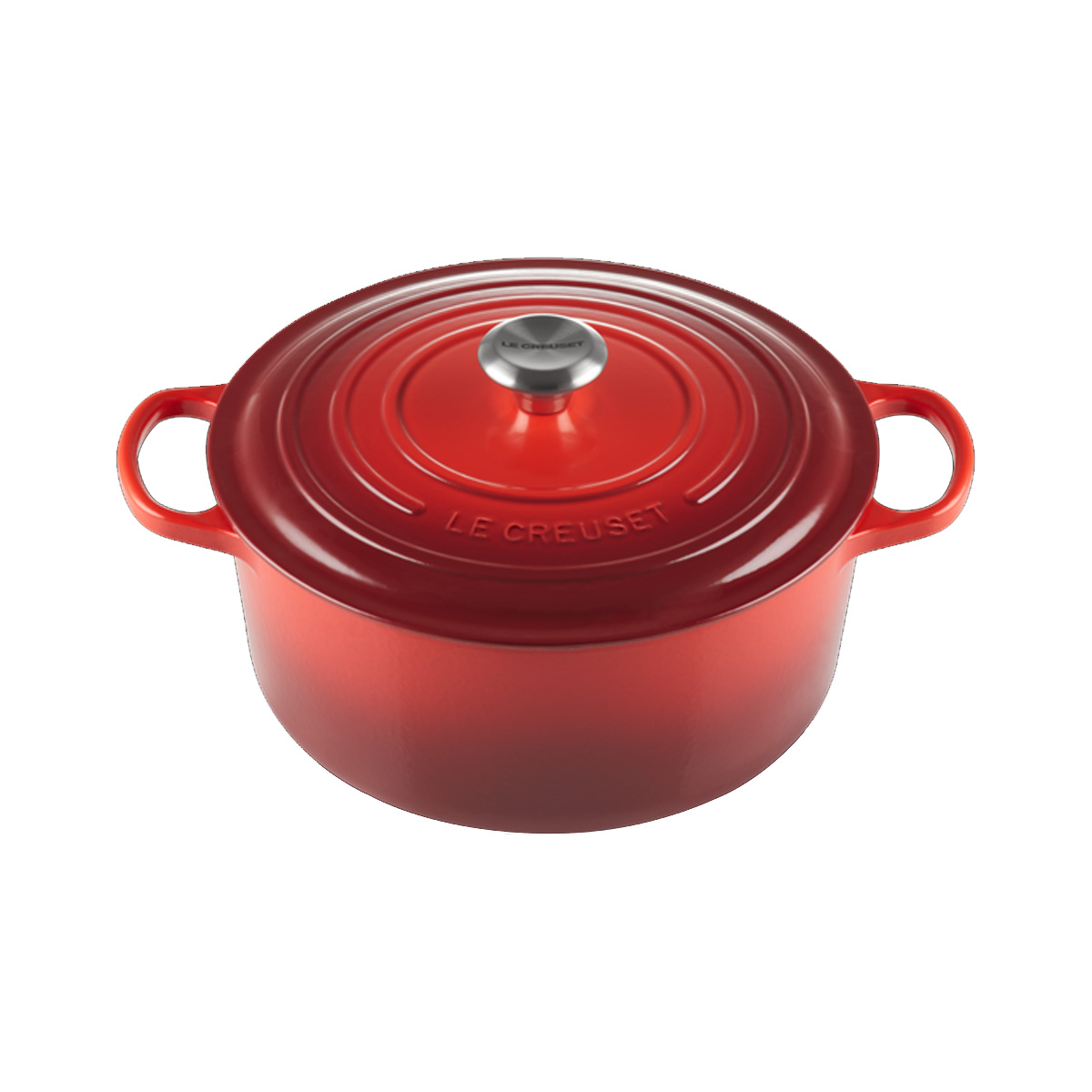 Le Creuset Cocotte Rotonda Evolution 24 cm Ciliegia - 2 Le Creuset Cocotte Rotonda Evolution 24 cm Ciliegia - 2