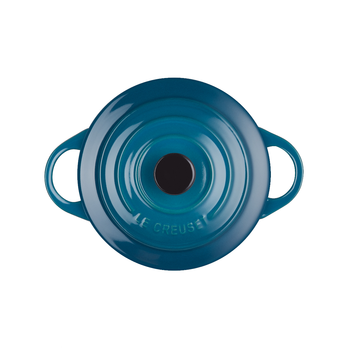 Le Creuset Mini Coccotte Rotonda 10 cm Deep Teal - 4 Le Creuset Mini Coccotte Rotonda 10 cm Deep Teal - 4