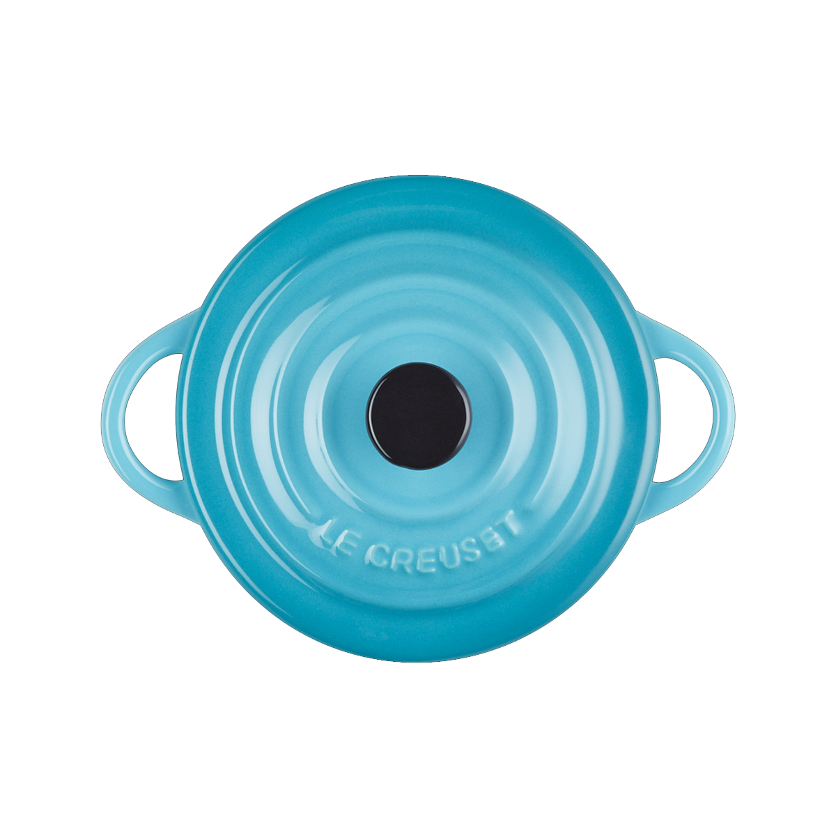 Le Creuset Mini Coccotte Rotonda 10 cm Blu Caribe - 4 Le Creuset Mini Coccotte Rotonda 10 cm Blu Caribe - 4