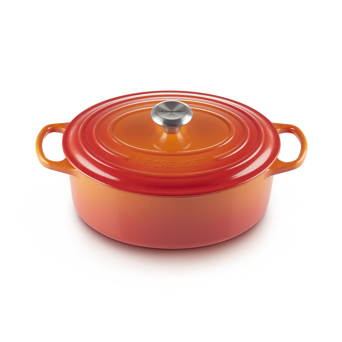 Le Creuset Cocotte Ovale 29 cm Arancio - 2 Le Creuset Cocotte Ovale 29 cm Arancio - 2