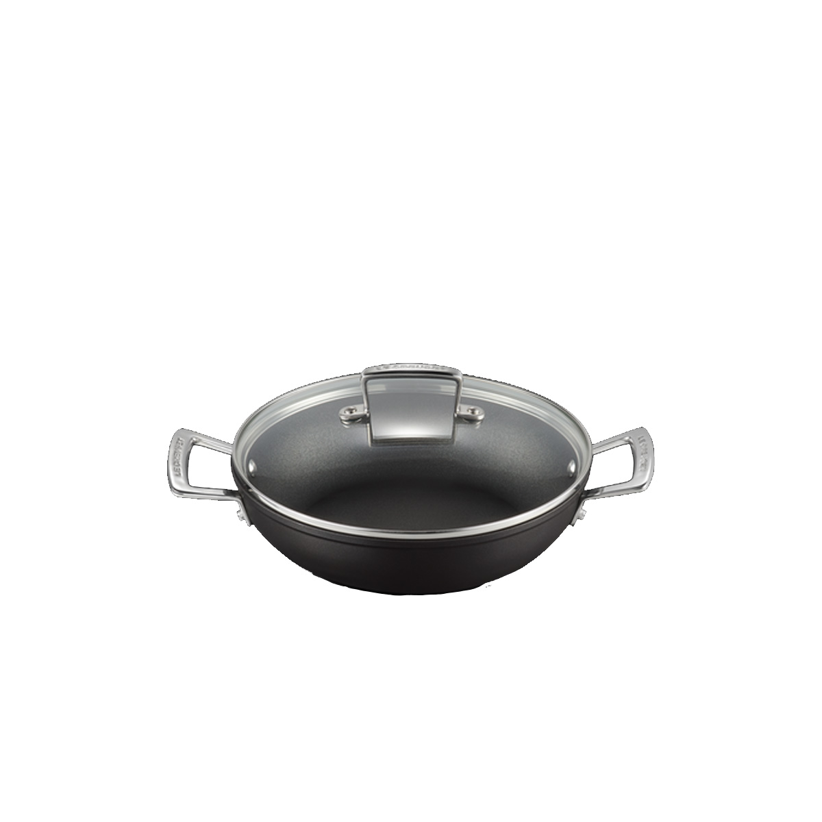 Le Creuset Tegame basso in alluminio con coperchio 24 cm - 2 Le Creuset Tegame basso in alluminio con coperchio 24 cm - 2
