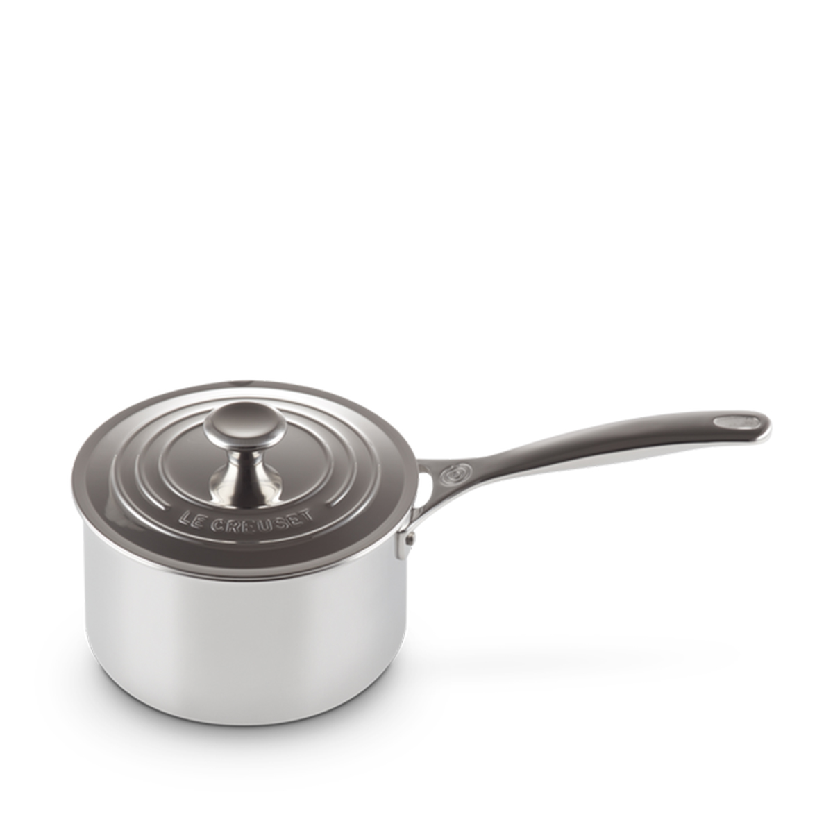 Le Creuset Casseruola con coperchio in acciaio inox 18 cm - 2 Le Creuset Casseruola con coperchio in acciaio inox 18 cm - 2