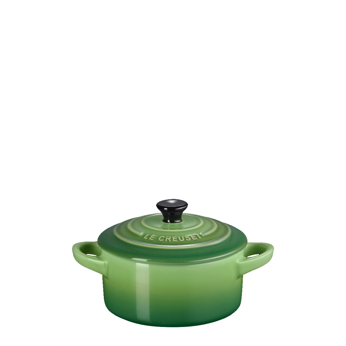 Le Creuset Mini Coccotte Rotonda 10 cm Bamboo Green - 1 Le Creuset Mini Coccotte Rotonda 10 cm Bamboo Green - 1